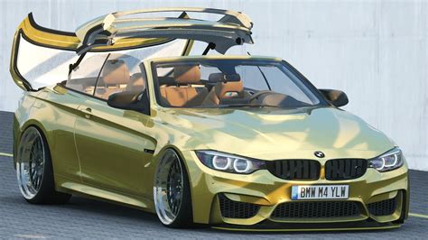 BMW M4 F82 Convertible Stance / Assetto Corsa / Car mod - YouTube