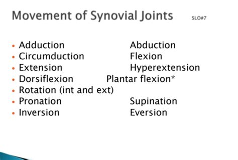 Bhson Mobility Musculoskeletal System Slos Flashcards Quizlet