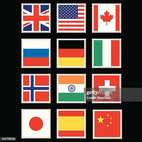 World Flag Stamps Photos And Premium High Res Pictures Getty Images