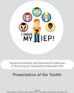 Presentation Of The Toolkit Supporting Students With Behavioural