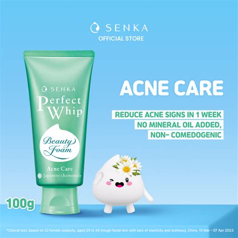 Senka Perfect Whip Acne Care Cleansing Foam G Shopee Philippines