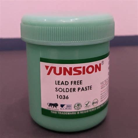 Yunsion Lead Free Solder Paste For Soldering 500 Gm At Rs 4000 Kg In