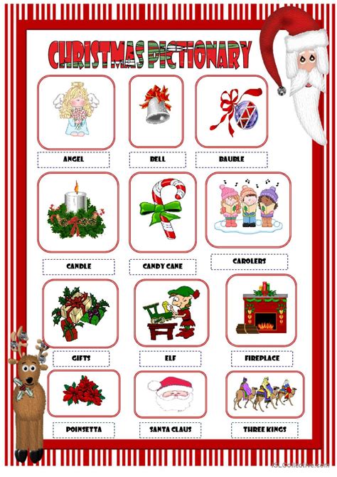 Christmas English Esl Worksheets Pdf Doc