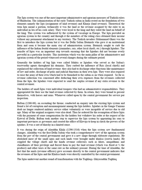 iqta system features