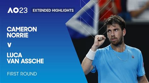 Cameron Norrie V Luca Van Assche Extended Highlights Australian Open