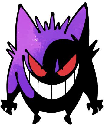 Gengar (ANIMATED) by Shenaniganza on DeviantArt