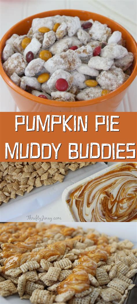 Pumpkin Pie Muddy Buddies Recipe Thrifty Jinxy