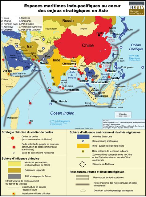 Carte du mois Enjeux stratégiques Indo pacifiques 1 3 FDBDA