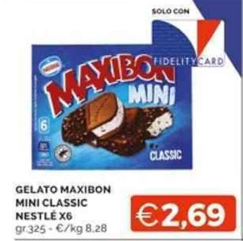 Gelato Maxibon Mini Classic Nestl X Gr Offerta Di Mercat