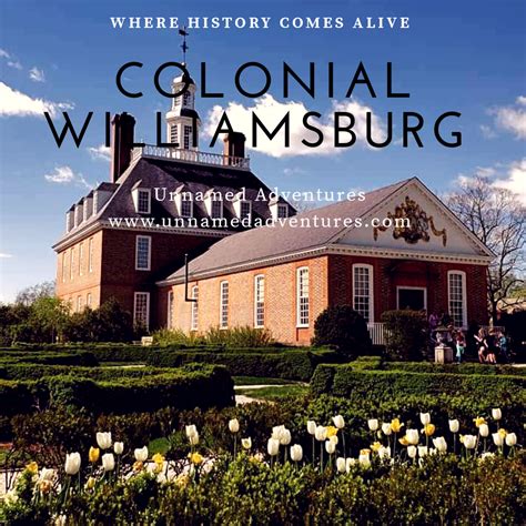 Colonial Williamsburg Virginia Unnamed Adventures