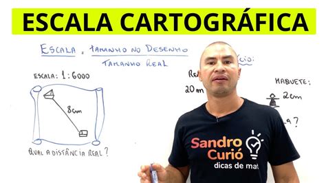 ESCALA CARTOGRÁFICA RAZÃO e PROPORÇÃO ENEM YouTube