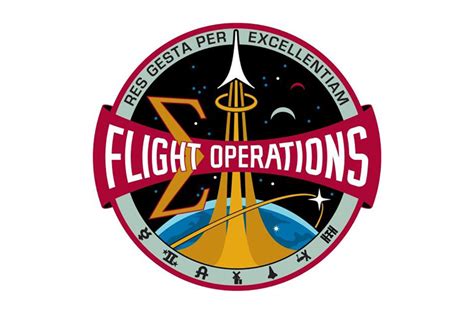 Achieve through excellence: NASA's new-but-familiar 'Flight Operations' emblem | collectSPACE