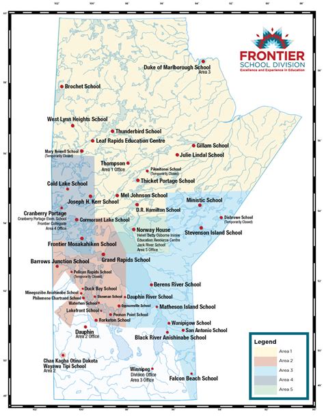 Division Map Frontier School Division