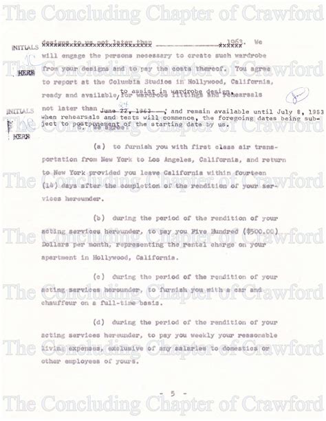 The Concluding Chapter of Crawford