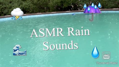 Asmr Minutes Of Rain Sounds Youtube