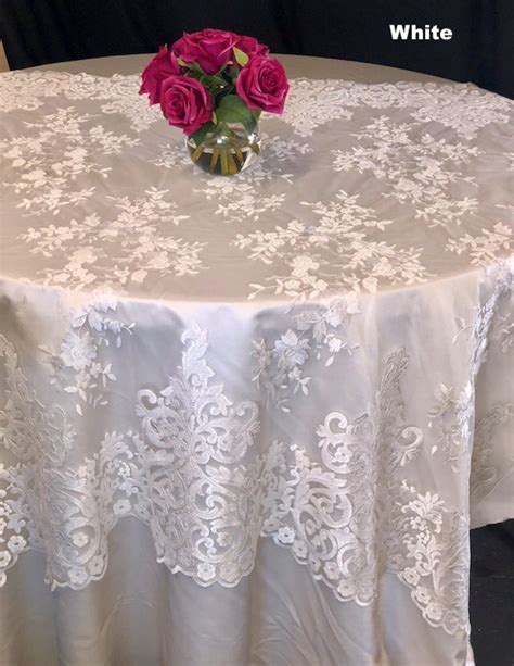 Gold Embroidered Lace Table Runner Gold Tablecloth Table | Etsy