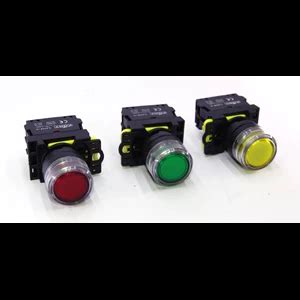 Iluminated Push Button With Led La Series Fort Red Green Yellow