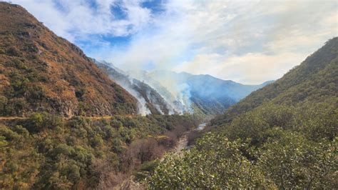 Controlaron El Fuego En La Zona Del Dique San Roque Carlos Paz Vivo