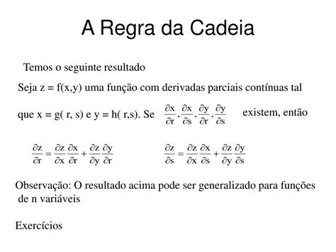 Regra Da Cadeia Exemplo Librain