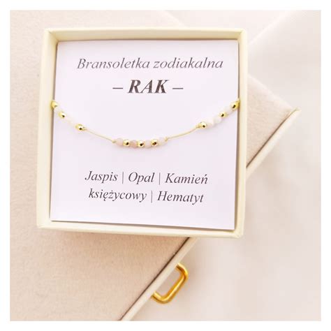 Bransoletka Znak Zodiaku RAK Glossyllery