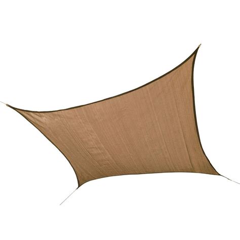 Shelterlogic 16 Ft X 16 Ft Sand Square Sun Shade Sail Poles Not