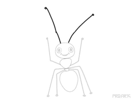 Ant Cartoon-Style Drawing Tutorial for Kids - PRB ARTS