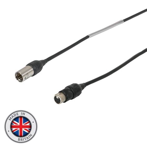 J P Leisure Ltd Elumen8 100m 5 Pin XLR TOP IP65 Neutrik Male