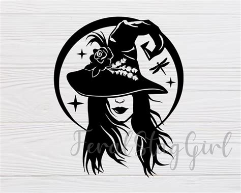 Witch SVG Halloween SVG Gothic SVG Cricut Cutting File Etsy