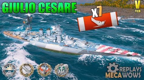 Italian BattleShip Giulio Cesare 7 Kills Fault Line Map World Of