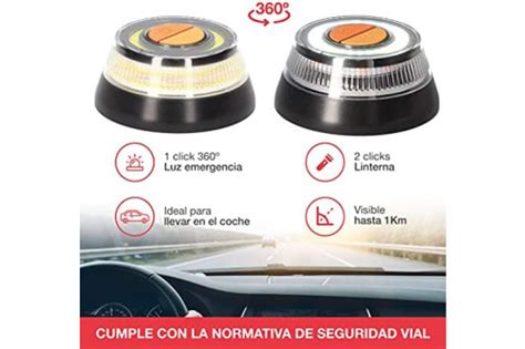 PMK GRUPO Luz V16 Holomogada DGT Luz Emergencia Coche Averia