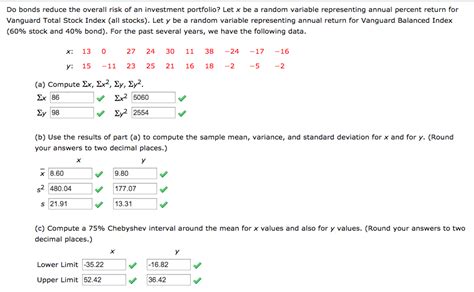 Solved Do Bonds Reduce The Overall Risk Of An Investment Chegg