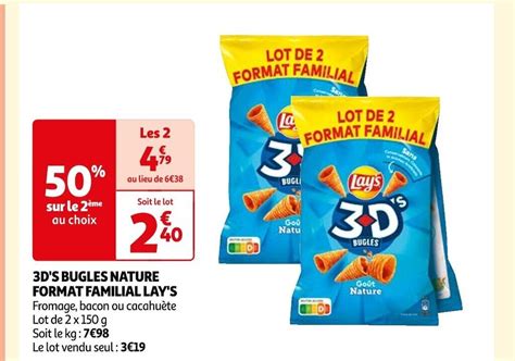 Promo Lay S D S Bugles Nature Format Familial Chez Auchan