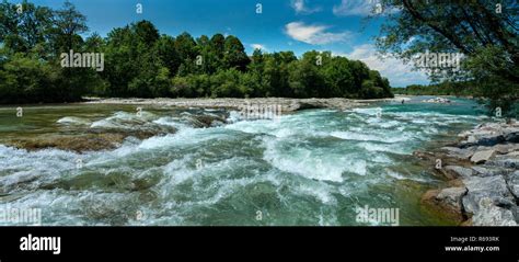 The River Isar Stock Photo - Alamy