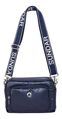 Bolsa Sundar Crossbody Azul Marino Original Meses Sin Inter S