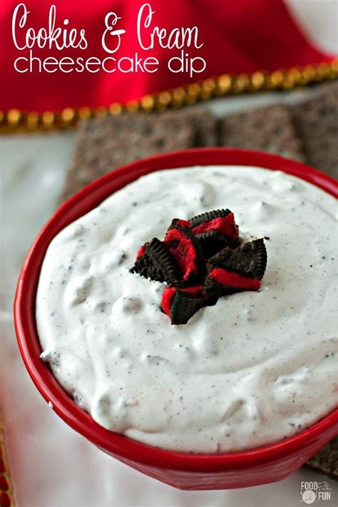 Cookies And Cream Cheesecake Dip • Food Folks And Fun