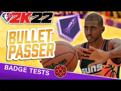 NBA 2K22 Best Playmaking Badges Bullet Passer Badge Breakdown YouTube