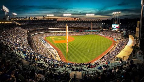 Blue Heaven On Earth Baseball Field Dodgers Fan Ballparks