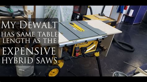 Extension Table For Dewalt Dwe7491rs Youtube