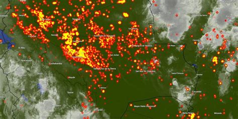 Humo En Santa Cruz Mapa De Incendios Activos Revela Que El Fuego Se