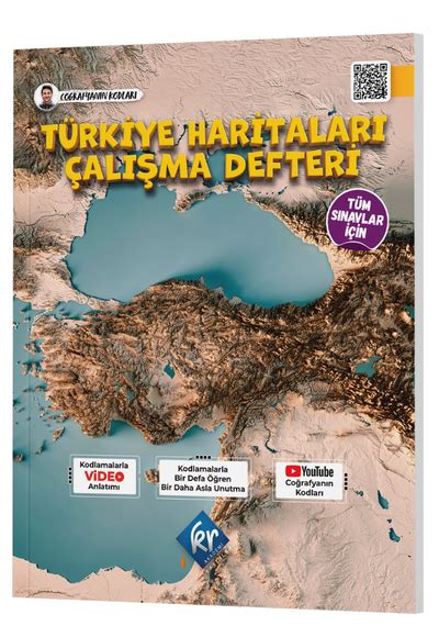 Coğrafyanın Kodları Türkiye Haritaları Çalışma Defteri Tüm Sınavlar