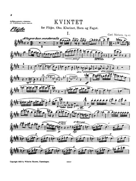 Nielsen Wind Quintet Op43 Parts Pdf