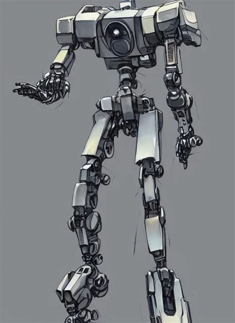 Concept Art Of A Mech Robot Pinterest Artstation Stable Diffusion