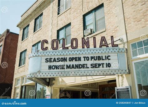 The Colonial Theatre, Vintage Sign, Keene, New Hampshire Editorial ...