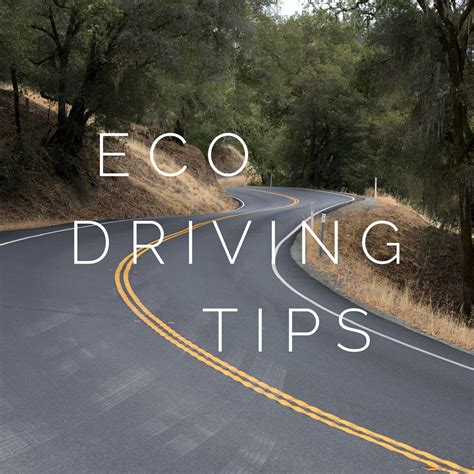 Eco Driving Tips