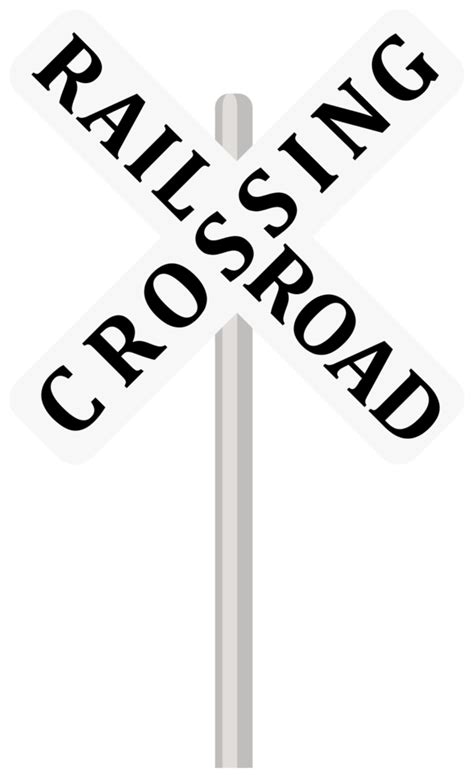 Cross Railroad Sign 1194317 Png