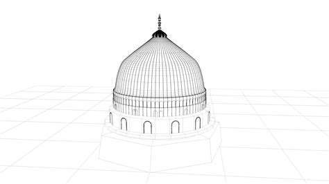 The Green Dome - Madina 3D Model - TurboSquid 2196661