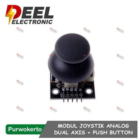 Jual MODUL JOYSTIK ANALOG KY 023 DUAL AXIS XY WITH PUSH BUTTON FOR