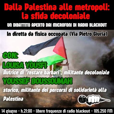 Dalla Palestina Alle Metropoli La Sfida Decoloniale Louisa Yousfi