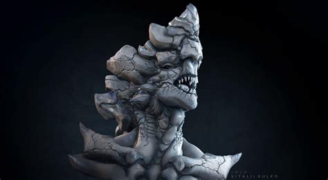 Demon Bust 3D Model By Marrius