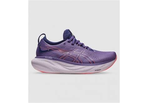 Asics Gel Nimbus 25 Womens Dusty Purple Midnight The Athletes Foot